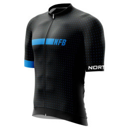 Camiseta de ciclismo para hombre Northfinder Gerardo negro/azul 271blackblue