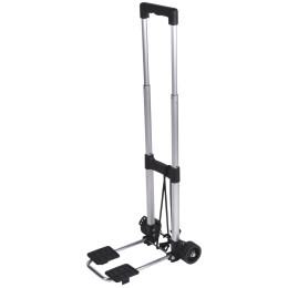 Carretilla Bo-Camp Trolley compact alu negro/plata Silver