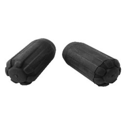 Protectores de puntas Black Diamond Z-Pole Rubber Tip Protectors negro