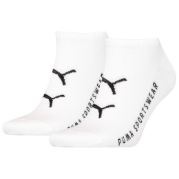 Calcetines Puma Cat Logo Sneaker 2P blanco white