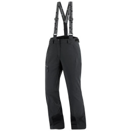 Pantalones de esquí para mujer Salomon Brilliant Pant W negro DEEP BLACK