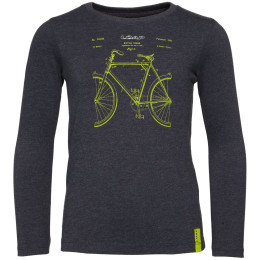 Camiseta para niños Loap Buvon azul oscuro DarkBlue