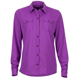 Camisa de mujer Marmot Annika LS violeta BrightViolet