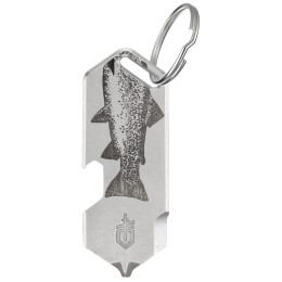 Llavero Gerber Shard DT gris Fish Silver