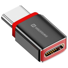 Adaptador Swissten Dataguard With Data Blocking USB-C (Male) / USB-C (Female)