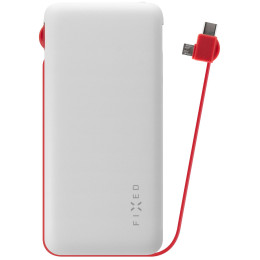 Batería externa FIXED Zen 10 000 mAh - microUSB/USB-C blanco