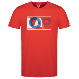 Camiseta de hombre Loap Albertto rojo Fiery Red | White