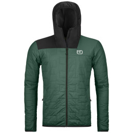 Chaqueta de hombre Ortovox Swisswool Piz Badus Jacket M verde oscuro dark pacific