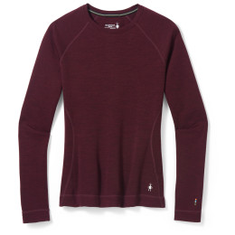 Camiseta funcional de mujer Smartwool W Classic Thermal Merino BL Crew Boxed 2022 burdeos black cherry heather