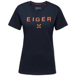 Camiseta de mujer Mammut Seile T-Shirt Women azul oscuro NightPrt