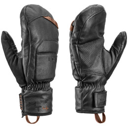 Guantes de esquí Leki Montera Prime Mitt negro/marrón black-dark brown
