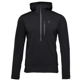 Sudadera de hombre Black Diamond Coefficient QZ Hoody negro Black