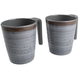 Juego de tazas Bo-Camp Mug Halo 4 ks gris Grey