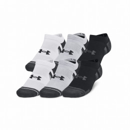 Juego de calcetines Under Armour Unisex Perf Tech 6Pk Ns gris/negro ModGray/ModGray/JetGray