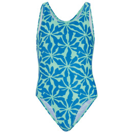 Bañador para niños Regatta Katrisse SonBluFloral azul claro SonBluFloral