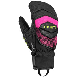 Guantes de esquí Leki WCR Core TR Mitt negro/rosa black-neonpink-neonyellow