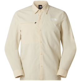 Camiseta de hombre The North Face Packable Long Sleeve Shirt beige Desert Stone