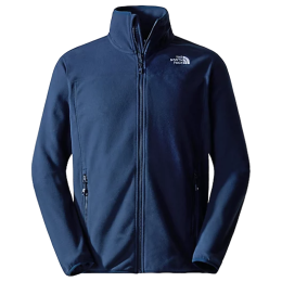 Sudadera de hombre The North Face M 100 Glacier Full Zip azul SUMMIT NAVY