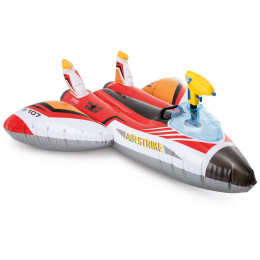 Juguete hinchable Intex Water Gun Plane Ride-Ons 57536NP rojo