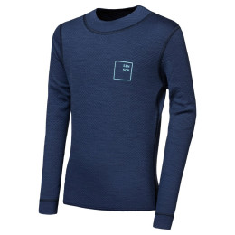 Camiseta funcional para niños Sensor Merino DF Logo Up Deep Blue azul oscuro Deep Blue