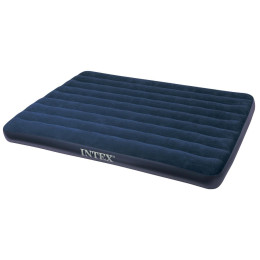 Colchón hinchable Intex King Classic Downy Airbed azul