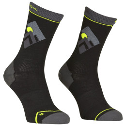 Calcetines de hombre Ortovox Alpine Light Comp Mid Socks M negro/gris Black Raven