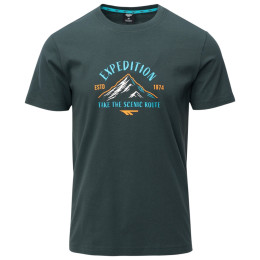 Camiseta de hombre Hi-Tec Hatricko verde darkest spruce