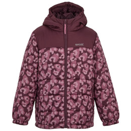 Chaqueta de invierno para niños Regatta Lofthouse Fig/Violet Leopard rosa/violeta Fig/Violet Leopard