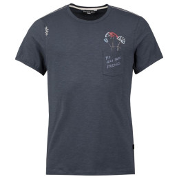 Camiseta de hombre Chillaz Pocket Friends azul oscuro dark blue
