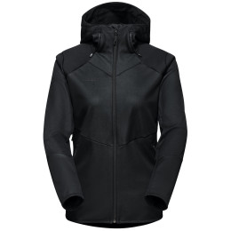 Chaqueta de mujer Mammut Ultimate VI SO Hooded Jacket Women negro Black