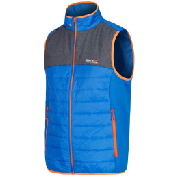 Chaleco de hombre Regatta Halton BW II Hybrid azul Oxfbl/Slgry