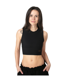 Camiseta sin mangas para mujer Drexiss Feel Black