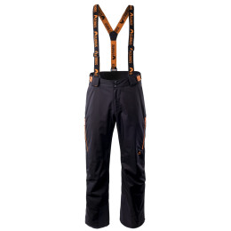 Pantalones de hombre Elbrus Olaf negro BlackOnyx/HawaiianSunset
