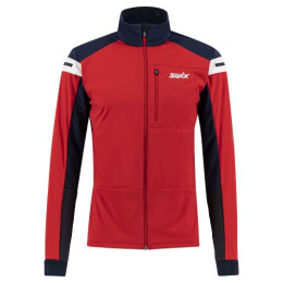 Chaqueta de hombre Swix Dynamic rojo/azul Swix Red