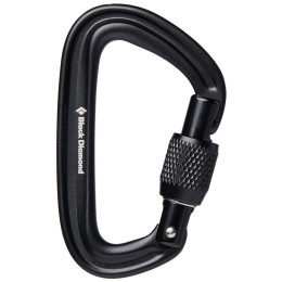 Mosquetón Black Diamond Liteforge Screwgate negro Black