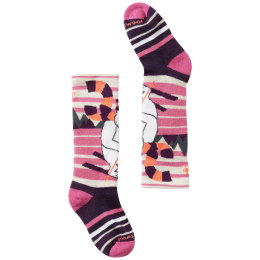 Calcetines para niños Smartwool Kids' Wintersport Full Cushion Yeti OTC rosa MOONBEAM