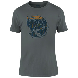 Camiseta de hombre Fjällräven Arctic Fox T-shirt M azul/gris 42_Grey, Blue