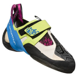 Pies de gato para mujer La Sportiva Skwama Woman amarillo/azul Apple Green/Cobalt Blue