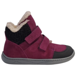 Calzado barefoot niño beBare 3555TY Bordeaux rosa/violeta BORDEAUX