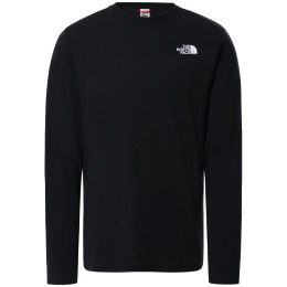 Camiseta de hombre The North Face Red Box Tee Long Sleeve negro/verde Tnfblk/Thymbrshwdcamprint