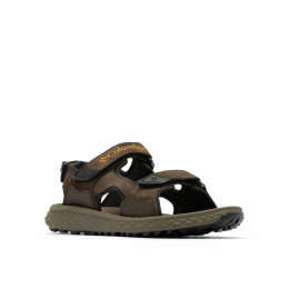 Sandalias de hombre Columbia Konos™ Hiker 3-Strap marrón Cordovan, Mud