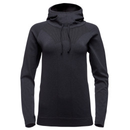 Sudadera funcional de mujer Black Diamond Crux Hoody negro Carbon
