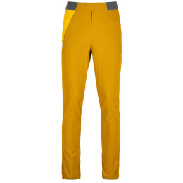 Pantalones de hombre Ortovox Piz Selva Light Pants M amarillo Yellowstone