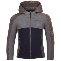 Sudadera para niños Alpine Pro Groto gris/marrón SMOKED PEARL