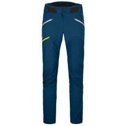 Pantalones de hombre Ortovox Westalpen Softshell Pants azul Petrol Blue