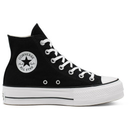 Calzado de mujer Converse Chuck Taylor All Star Lift Mid negro BLACK