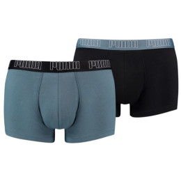 Calzoncillos bóxer para hombre Puma Basic Trunk 2P azul blue