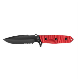 Cuchillo TB OUTDOOR Maraudeur Survival Knife G10 Serrated rojo