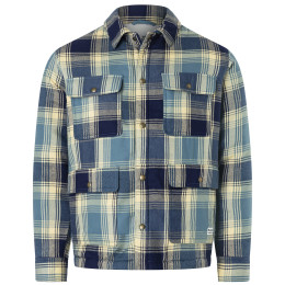 Chaqueta de invierno para hombre Marmot Ridgefield Sherpa Flannel Shirt Jacket azul Moon River