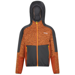 Sudadera para niños Regatta Dissolver VII naranja Orange Pepper/Seal Grey